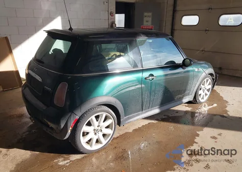 2004 Mini Cooper S z USA, uszkodzony, nr VIN WMWRE33484TD80024